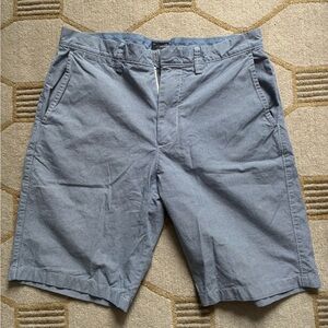 NWOT J. Crew Club Shorts Blue Check Size 32, 10.5